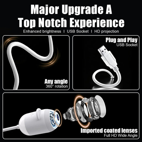 USB Starry Sky Projection Light For Car Or Bedroom